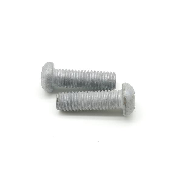 Hot Dip Galvanized Steel Machine Screws DIN7985 Cross Recessed Pan Head Machine Screw