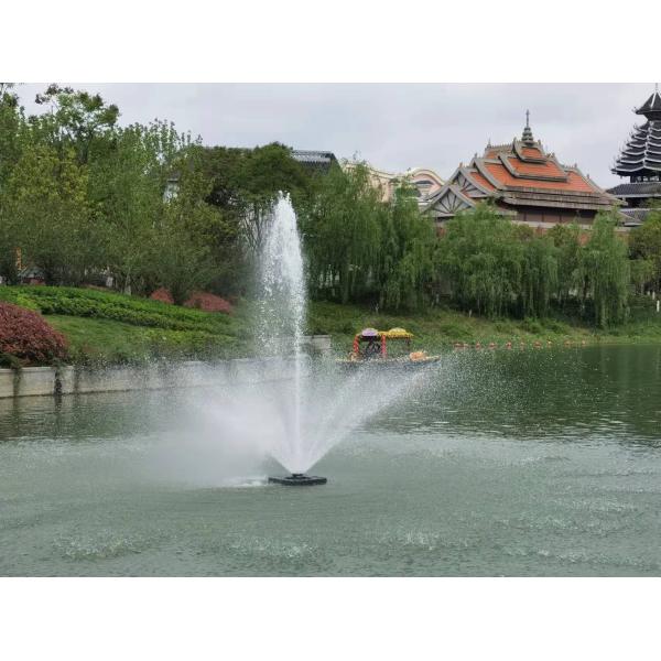 Круглый небольшой музыкальный танец плавающий портативный декор фонтан для озера