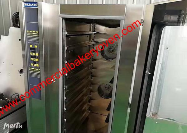 Big Capacity Electric Hot Air Bread Baking Oven Pc Control 18kw Power Consume