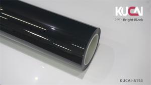 TPU Pintura preta brilhante Película de proteção de carro 7.5 mil espessura Anti