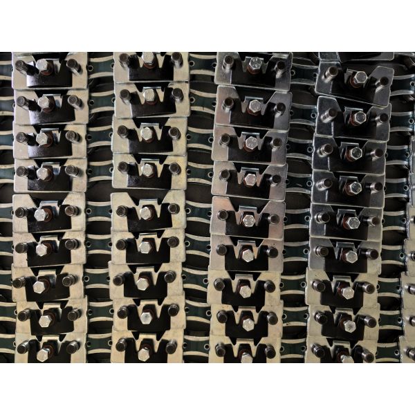 Monforts Stenter Chain Link with Nickel Zinc Plating and Peek Bush Without Oil for Stenter Machine Spares