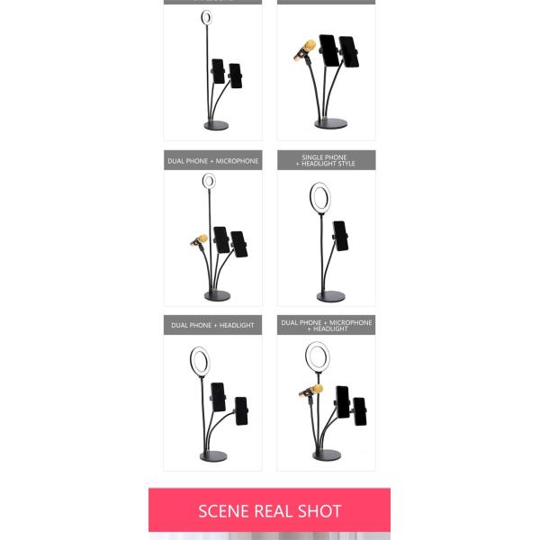 Крытый свет заполнения красоты дюйма 6000K кронштейна 6 шеи лебедя