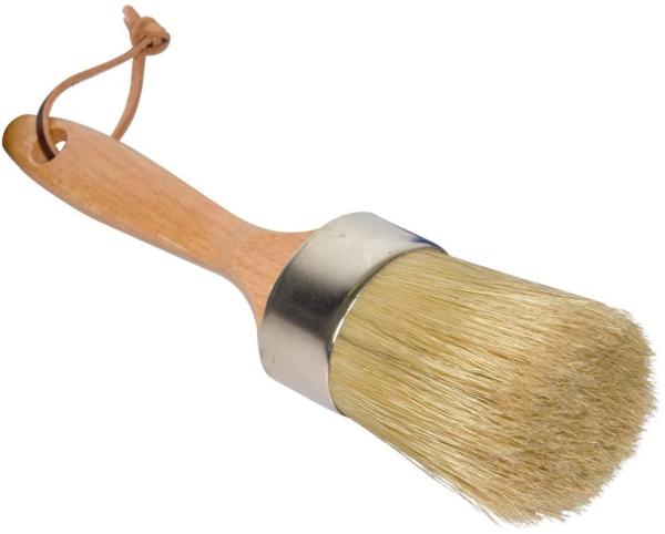 As cerdas naturais riscam e enceram a pintura escovam 2 em 1 ferramenta de pintura redonda
