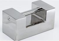 Bloque de pesas de prueba clase M1 de acero inoxidable con cavidad de ajuste