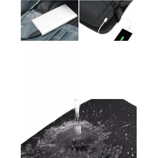 Течебезопасное рюкзака дела ноутбука Оксфорда случайное многофункциональное