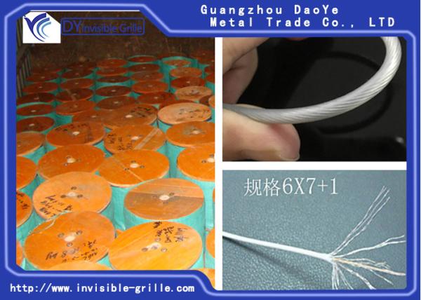 Protection Safety Stainless Steel Wire Grill  Aluminium for the Balcony Invisible Grille