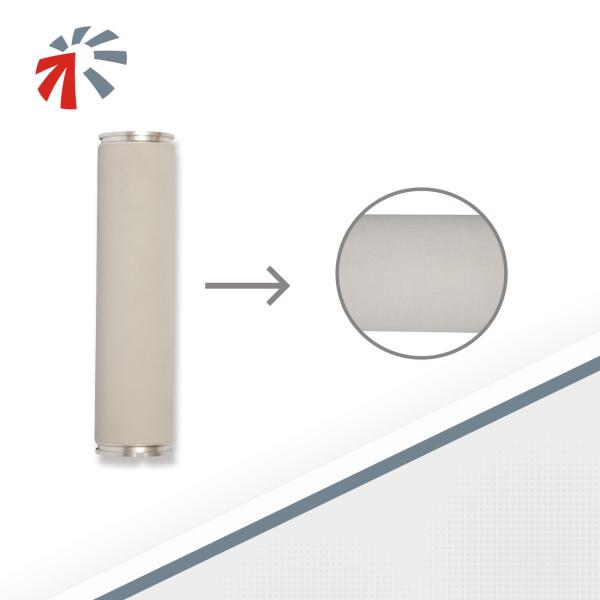 High Filtration Rating Customizable Filmed Metal Mesh Filter Element for Photovoltaic