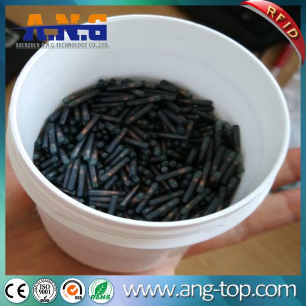 2.12*12mm 134.2KHZ Animal Microchip ID RFID Glass Tag For Pet Track