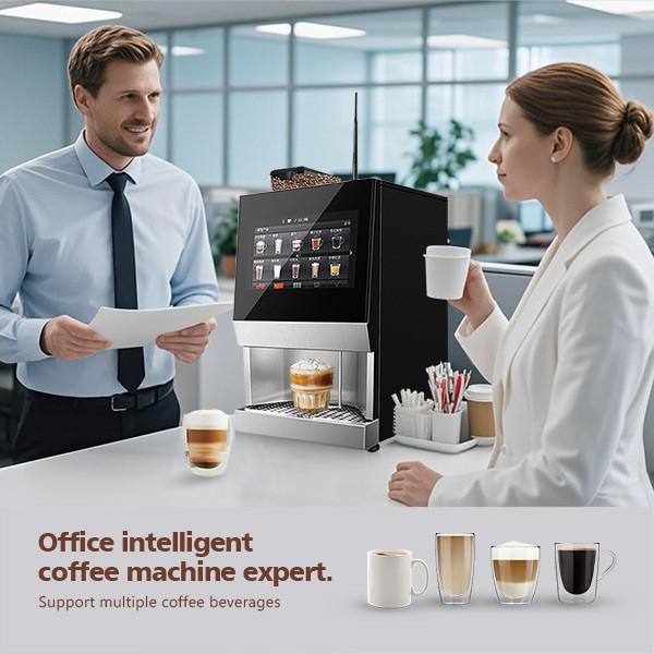 220V Auto Espresso Vending Machine with 15.6 Touch Screen