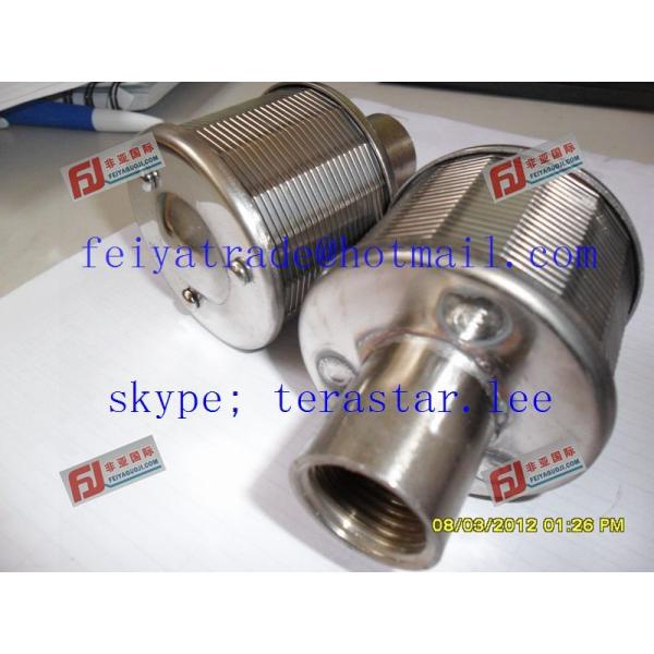 DN45-108 stainless steel wedge wire filter nozzle / johnson screen nozzle /  water & gas strainer nozzle for power plant