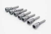 Zinc-nickel hydraulique fait sur commande d'embout de durites du connecteur JIC-04 de tuyau plaqué