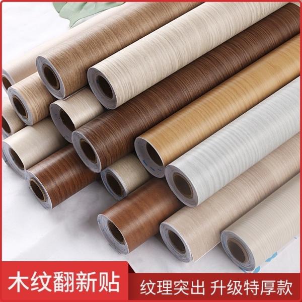 Wood Grain Vinyl Contact Paper for Thicken Wood Wallpaper Home Furniture Decor