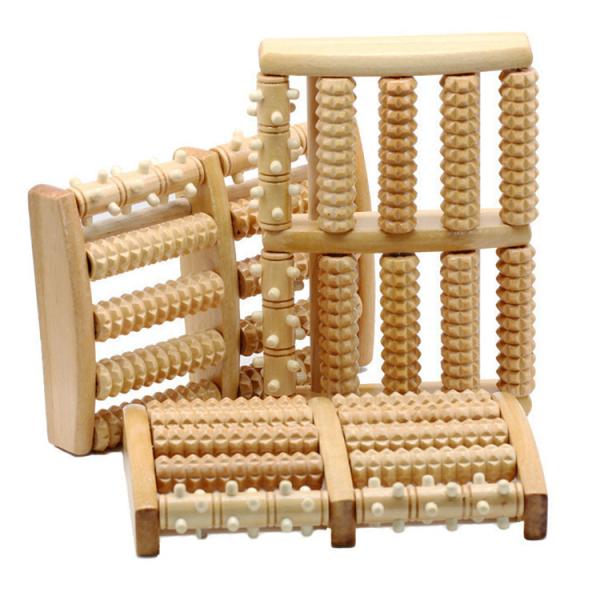Foot Massager Care Tool Wooden Roller for Foot Care and Reflexology Depend on Type