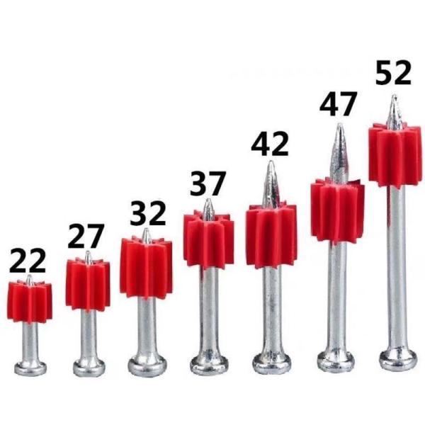 Red PVC Washers Steel Studs for Aluminum Alloy Windows 16-76mm Length