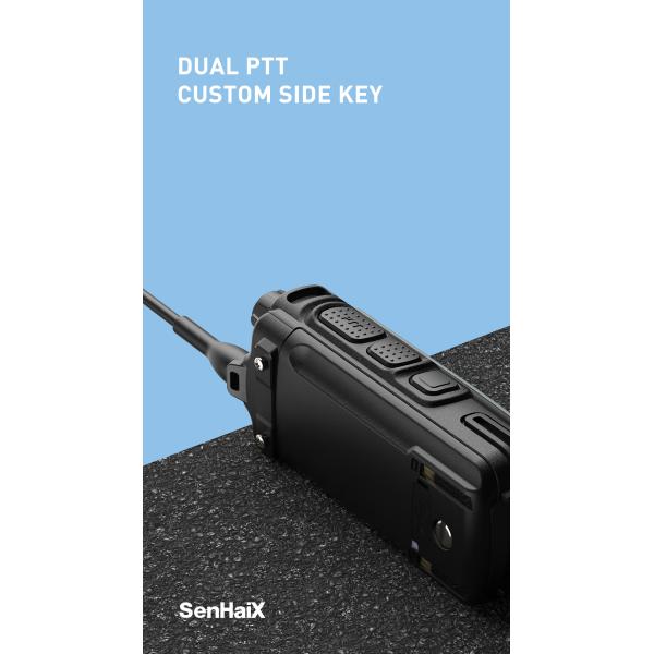 SenHaiX 8600 Dual Analog Walkie Talkie Waterproof U/VHF Transceiver