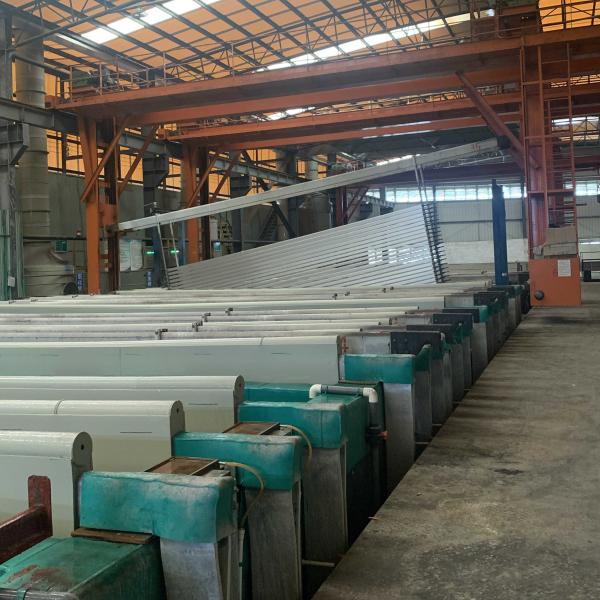 2000T/M Aluminum Anodizing Production Line For Metal Electroplating Surface Treatment