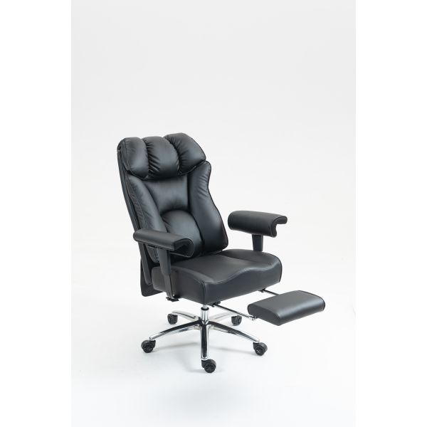 Class4 80mm Gas Lift Heavy Duty Office Chair Adjustable Arms 350mm Chrome Metal Base