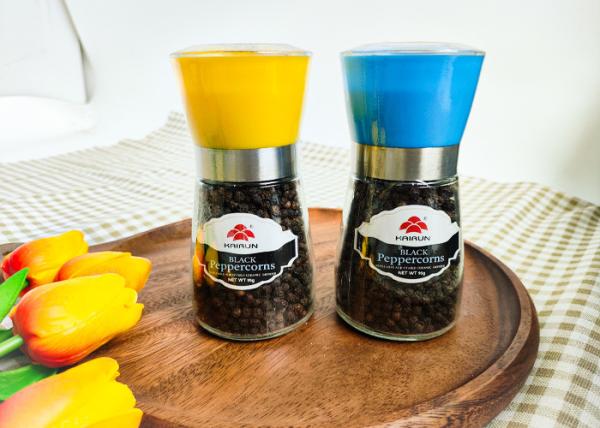 Adjustable Glass Grinder Salt And Pepper Refillable Grinders CUstomized grinder