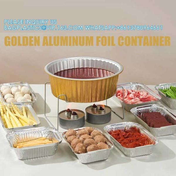3500ml/7.5LB, Sturdy Aluminum Foil Pans With Lids For Cooking, Baking, Reheating, Freezer, Oven, Recyclable