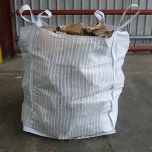 100% Virgin PP 100x100x150cm Firewood Bulk Bags Flat Bottom Firewood 1ton Bulk Bags