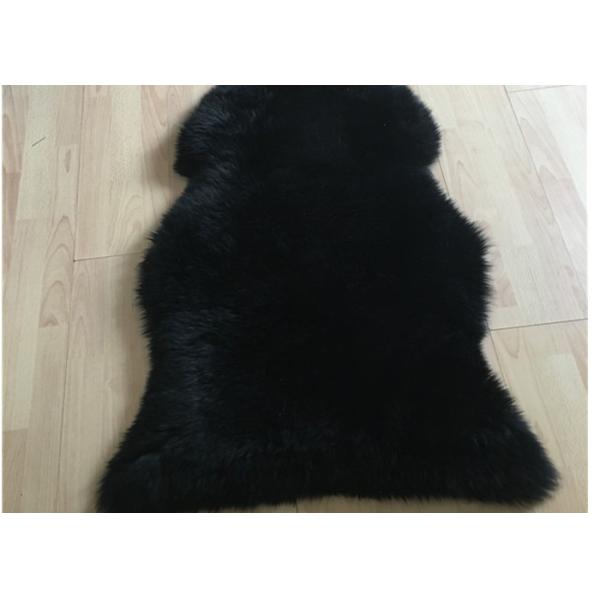 Реальная чернота половика молитве овчины Австралии серая покрасила половик шерстей Ламбскин длинный