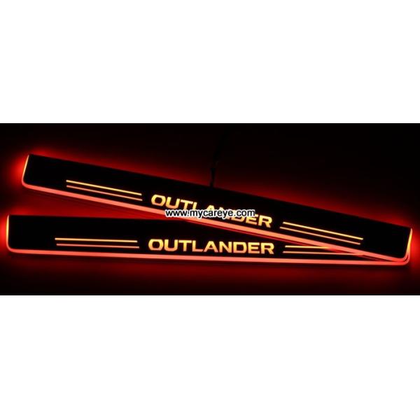 Mitsubishi Outlander car Water proof Welcome pedal auto lights sill door pedal