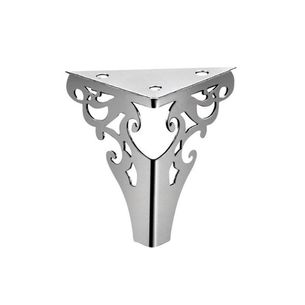 Chrome colorl furniture sofa legs  72 * 72mm steel  feet for furniture