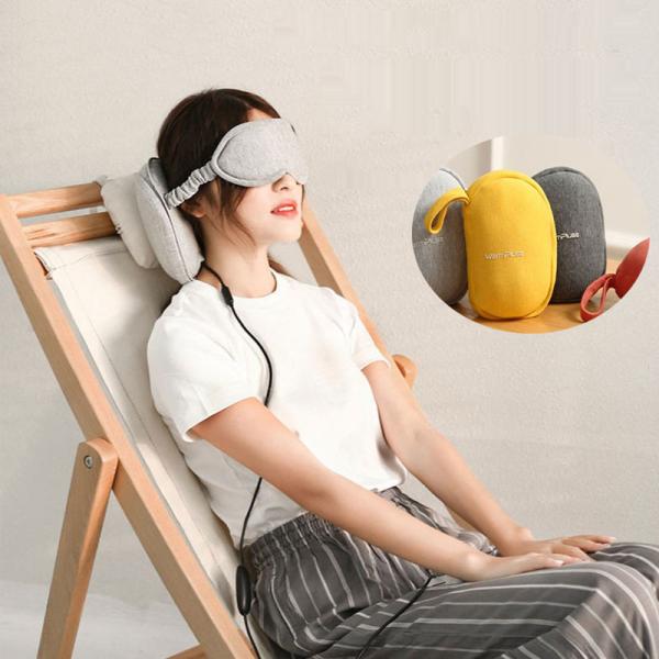 USB Timer Steam Eye Mask Multifunctional Massage Pillow for Neck and Shoulder Relaxation