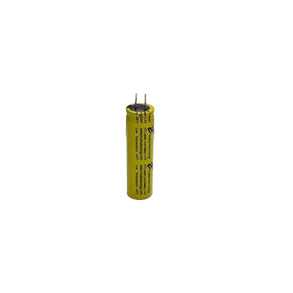 Bateria de lítio recarregável do Titanate das temperaturas HTC1865 2.4V 1300mAh de Huahui Energia -40°C Ultra-baixa