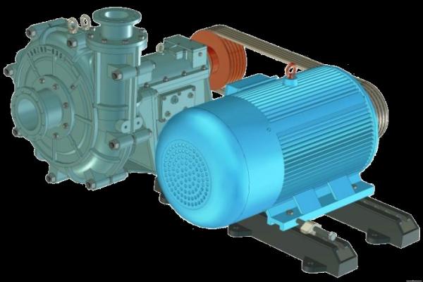 Corrosion Resistant 980rpm Centrifugal Slurry Pump For Mining 80ZBQ-400