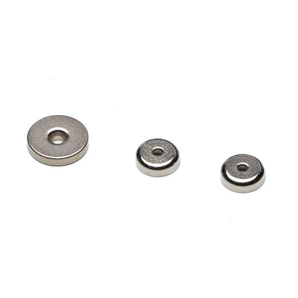 Round Shape Strong Neodymium Cup Magnet Tool Holder With Straight Hole
