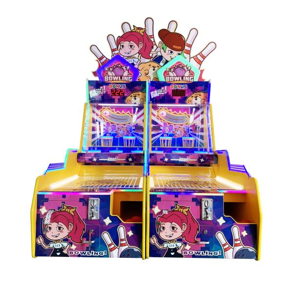2 players mini bowling ticket game machine for kid game center, Bowling Big Dunk twims