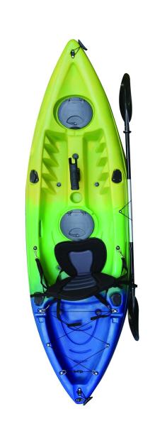 Foot Pedal Drive Plastic kayak wholesale Fishing kayak 2 person sea kayak