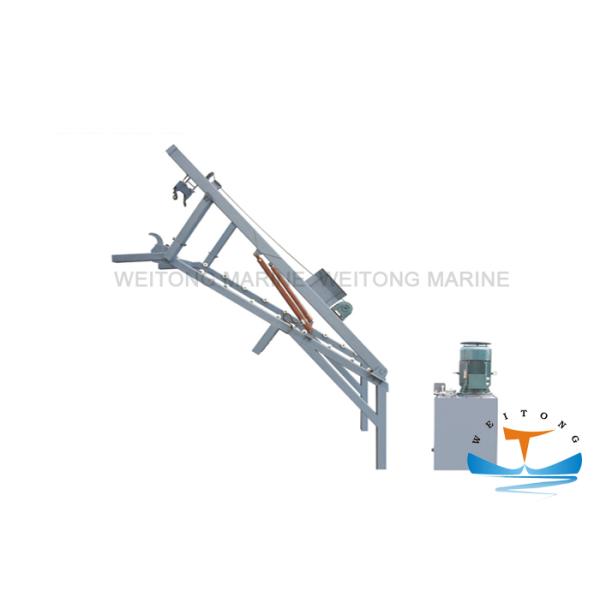 Single Arm Fast Rescue Boat Davit 14kn Hoisting Load 18 M/Min Hoisting Speed