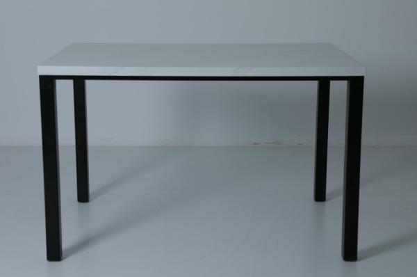 ADA Four-Person Table With Square Stone Countertop for Hospitality Industry