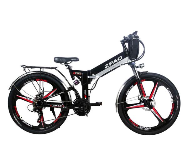 21 Speed Electric Folding Bike 48V 120Km Long Range 26 Inch Wheel Ebike