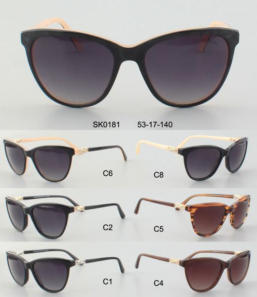 Fashion Female Polarized Acetate Frame Sunglasses