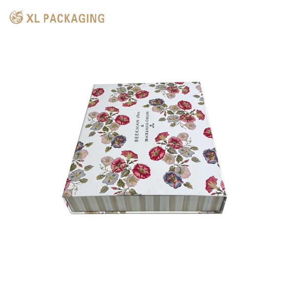 Custom Elegante Interior Impressão em Cor Branca Impressão Magnética SkinCare Embalagem 157gsm Artpaper Embalagem Caixa Cosmética