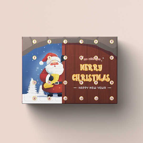 Personnaliser un grand nombre de boîtes de cadeaux de Noël en papier