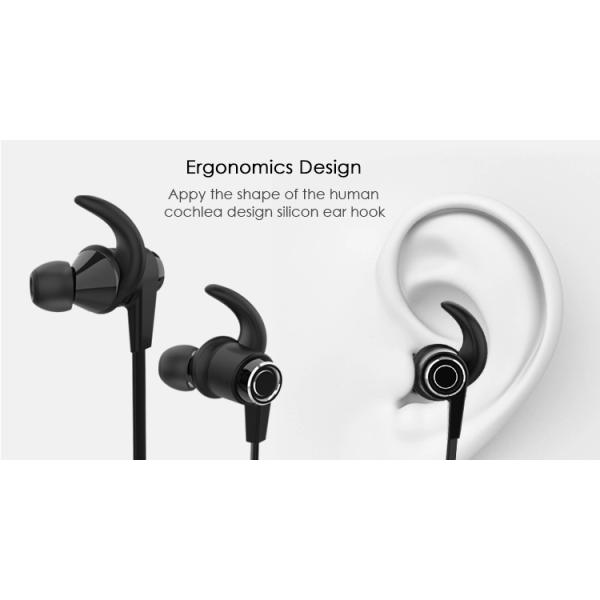 Hot selling fast-charging sports bluetooth earphones,magnetic wireless in-ear sports earphones with built-in microphone