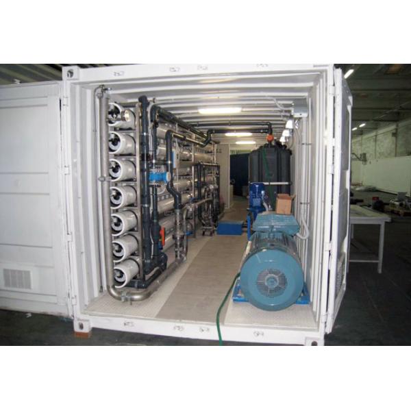                  Mobile Containerized Borehole Sea Salt Water Marine RO System RO Filtration System Water Treatment System for Drinking Irrigation             