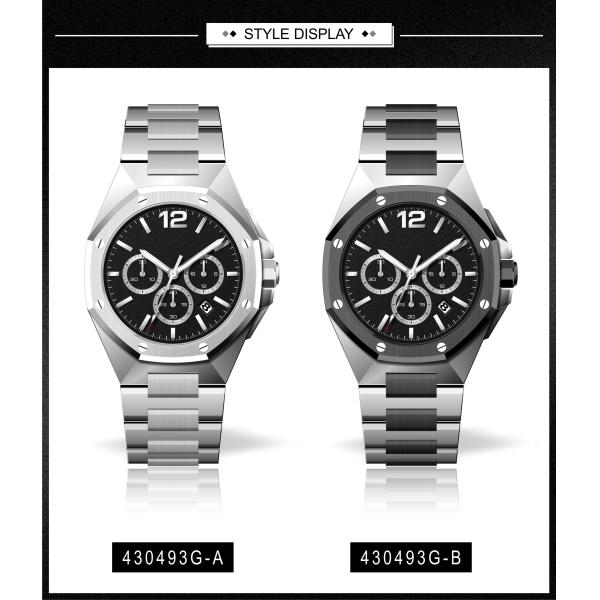 Rose Gold Quartz Battery Wristwatches 10Bar Waterproof JS25 Movt