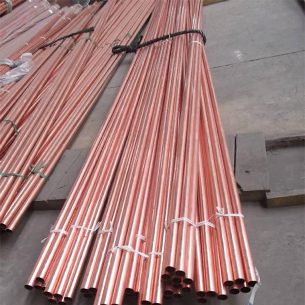 Round Copper Tube Metal Seamless Copper Pipe Straight Od 1/2