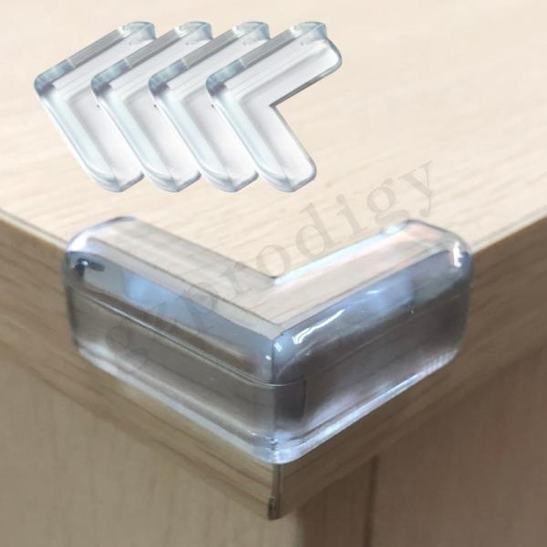 Transparent PVC Clear Plastic Corner Protectors For Table Installation