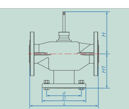 Cast Ironed Electrically Operated Valve 1.6MPa Two Way Motorised Valve