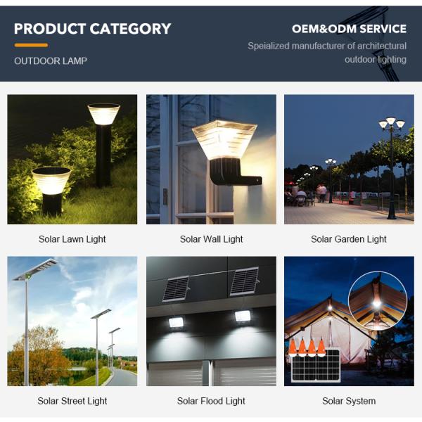 Сжигание алюминия светодиодные солнечные светодиоды с батареей 2000 мАч ODM OEM