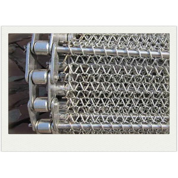 SUS310 Wire Mesh Conveyor Belt , balanced weave belt Under 1200 degree