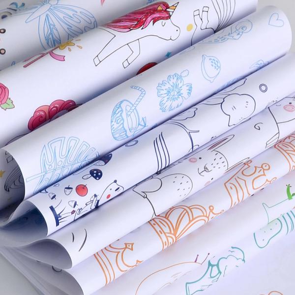 A4 Size Relaxation Toddlers Coloring Book Unicorn Coloring Book For Kids