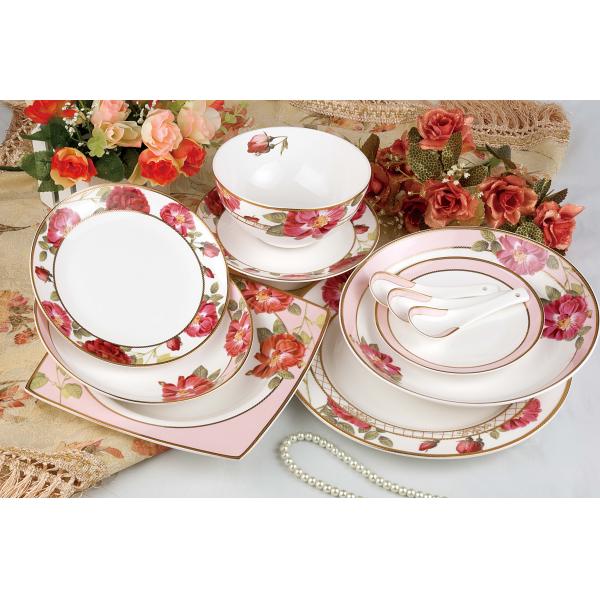 56pcs fine bone china dinner set