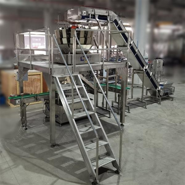 Automatic Solids Multi-Head Scale Filling Machine Mushroom Slices Multihead Weigher Filler